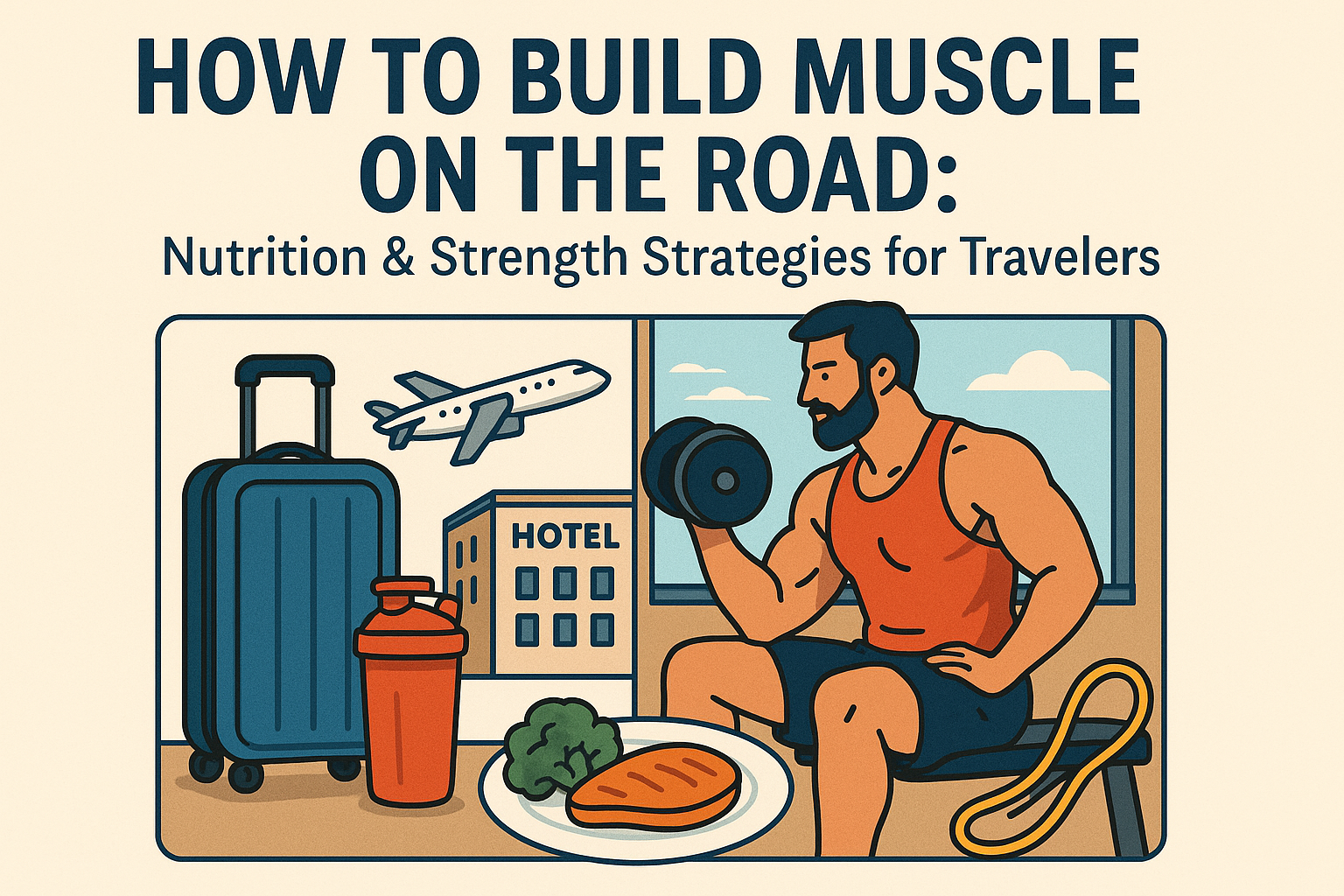 How to Build Muscle on the Road: Nutrition & Strength Strategies for Travelers