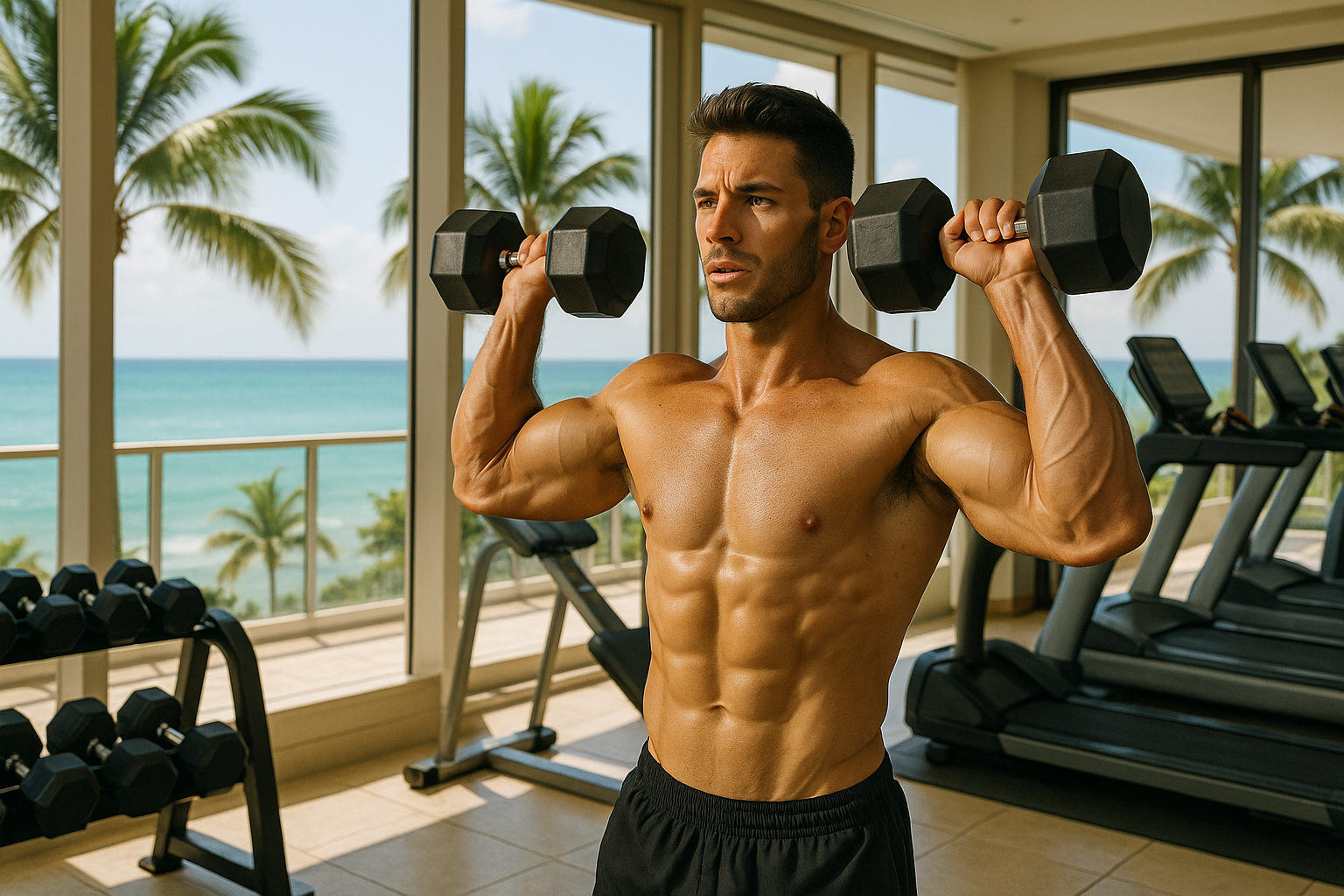 Best Hotel Gyms in Miami With Free Weights for Fitness Travelers